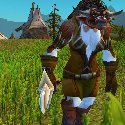 A tauren wandering around