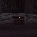 An eye peeking from The Creepy Crate