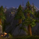 Dwarfen buildings on a mountain side