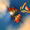 Friends meeting in the air