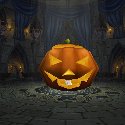 Huge Carved Pumpkin