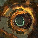Looking down into Grizzlemaw