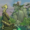Mists of Pandaria -- Dragon statue