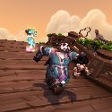 Mists of Pandaria -- Pandaren Monk and the Spirit of Water