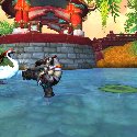 Mists of Pandaria -- Pandaren Monk Kicking