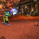 Orgrimmar orphans with foam swords