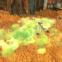 Plague Zombie in a gas cloud