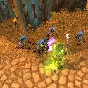 Plague Zombies killing a Crossroads guard
