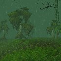 Rain in Un'Goro Crater