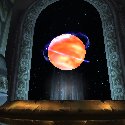 Red planet in the Ulduar Planetarium