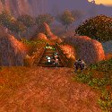 Riding a hog over a bridge