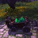 Serpent Stonecarver pushing a cart