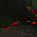 Showing an hidden path