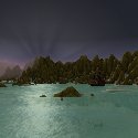 Sunset over Waterspring Field