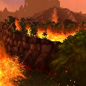 The Barrens on fire