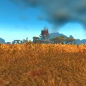 The Crossroads in the distance