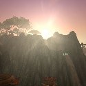 The sun shining on Stonebreaker Hold