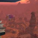 Watching over Orgrimmar from the rear of a zeppelin