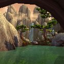 Waterfalls in the distance
