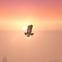 Winter Veil Gnome on a Broomstick
