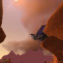Zeppelin flying over