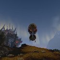 Zeppelin leaving Warsong Hold